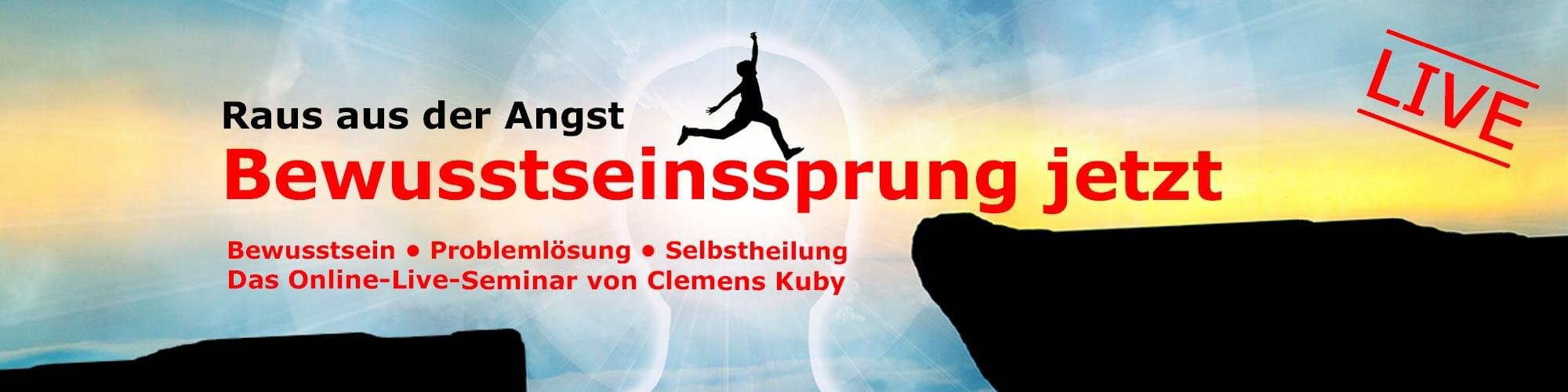 Seminar Bewusstseinssprung gegen Ängste